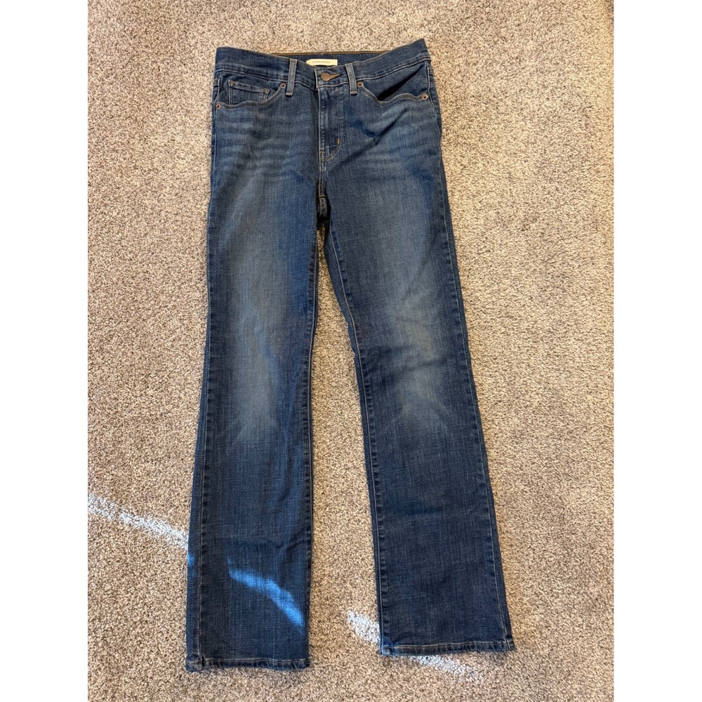 Levis Jeans Womens 4M Blue Classic Bootcut 39252-0054 Stretch Denim